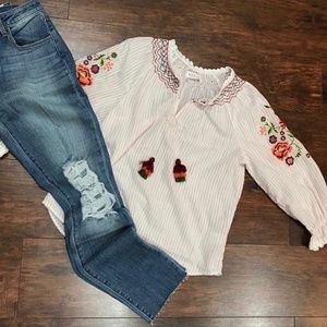 Velvet by Graham and Spencer White Top Size XS